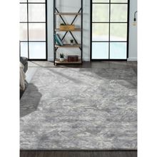 OBSESSIONS Anti-static Polypropylene Abstract Carpet, Grey