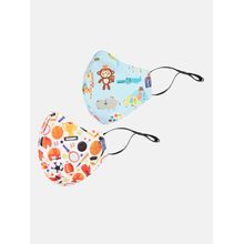 Chicco Face Mask 3-6y Sport Jungle 2pc