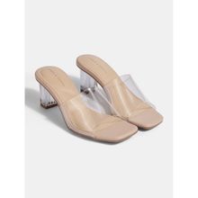 Lemon & Pepper Beige Fancy Heels