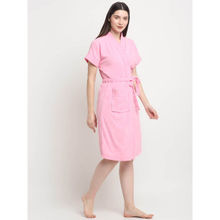 Creeva Baby Pink Micro Terry Bath Robe