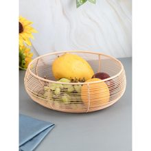 Voncasa Metal Wire Countertop Fruit Bowl Basket Holder Stand for Home & Kitchen