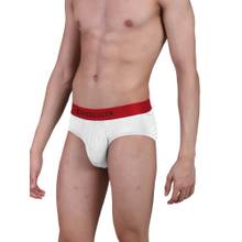 FREECULTR Men White Solid Brief