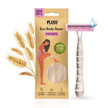 Plush Disposable Eco Razor For Women - Pack of 3