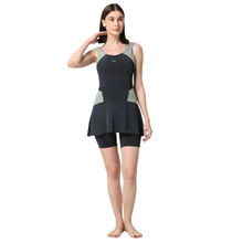 Black Panther Womens Charcoal Swimwear Top and Short (Set of 2)