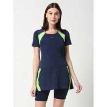 Black Panther Womens Navy Swimwear Top and Short (Set of 2)