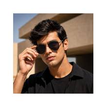 Royal Son Black Polarized Aviator Sunglasses