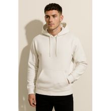 Parcel Yard Men Full Sleeve White Hoodie