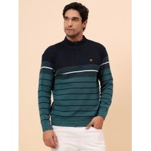 Cantabil Men Breathable & Soft with Color Teal Sweater