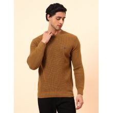 Cantabil Men Breathable & Soft with Color Brown Sweater
