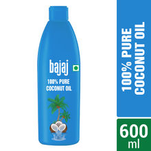 Bajaj 100% Pure Coconut Oil, Made With Premium Grade 1 Quality Coconuts