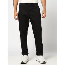 GAP Men Black Cotton Solid Slim Fit Chinos