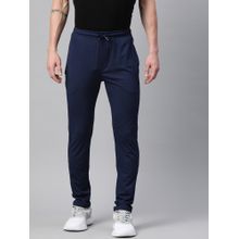 TOM BURG Men Navy Blue Regular Fit Track Pant