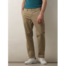 SELECTED HOMME Khaki Mid Rise Straight Fit Chinos
