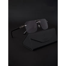 Voyage Polarized & UV Protected Silver Wayfarer Sunglasses for Unisex Adult - 19072MG4144