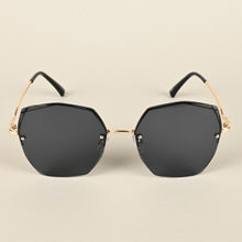 Voyage Black Geometric Sunglasses for Women - 443MG4334