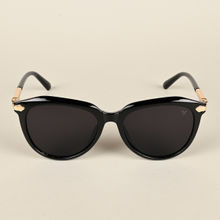 Voyage Black Oval Sunglasses for Women - G15059MG4225