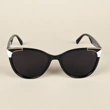 Voyage Black Cateye Sunglasses for Women - W9056MG4228