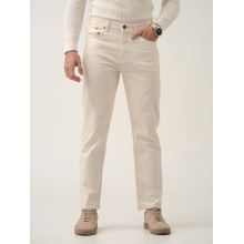The Pant Project Ecru Beige Relaxed Fit Jeans