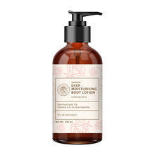 Sandiva Deep Moisturising Body Lotion, 3% Vitamin E & Niacinamide, Deep Nourishment - Calming Rose