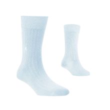 SockSoho Crystal Crew Socks - Blue (Free Size)