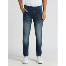 Pepe Jeans Gunnel Jogger Dark Blue Mid Rise Tapered Jeans