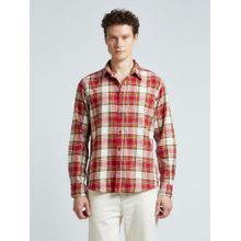 Pepe Jeans Red Check Full Sleeve Shirt