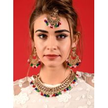 Odette Women Multi-Colour Adorable Pearl Jewellery Set