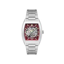 Earnshaw Men Wellington Skeleton Automatic Red Dial Analog Watch - ES-8302-55 (M)