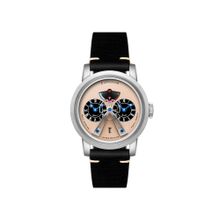 Earnshaw Men Beaufort Power Reserve Dual Time Automatic Off White Dial Analog Watch - ES-8306-06 (M)