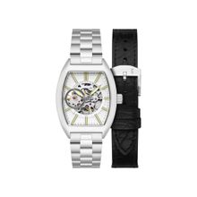 Earnshaw Men Beauchamp Skeleton Automatic Silver Dial Analog Watch With Strap - ES-8310-11 (M)