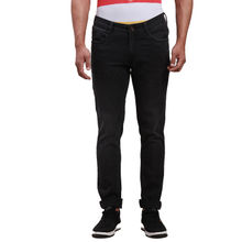 Park Avenue Super Slim Fit Solid Black Jeans