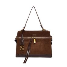 BCBG Brown Top Handle Shoulder Bag and Detachable Strap