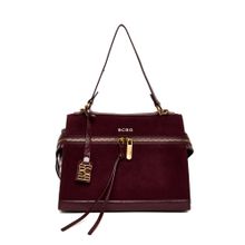 BCBG Maroon Top Handle Shoulder Bag and Detachable Strap