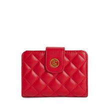 BCBG Red Quilted Short Wallet