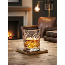 Crystal Bohemia Transparent York Premium Whisky Glasses (Pack Of 6) (320Ml)