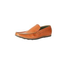 Peter England Solid Loafers - Brown