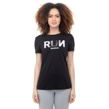 Reebok Re Graphic Tee Black Running T-Shirts