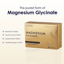 Longevita Magnesium Glycinate 180MG Elemental Magnesium Capsules