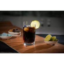 Bohemia Crystal Crystal Ideal Tall Cocktail Juice Glass Set, 380ml, Transparent Set of 6