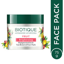 Biotique Bio Fruit Brightening- Depigmentation & Tan Removal Face Pack