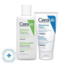 CeraVe Daily Duo For Normal To Dry Skin With Facewash & Moisturizer