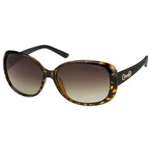 Polaroid Brown Shaded Polarized Lens Rectangular Sunglass Havana Black Frame