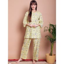 Indreams Women Printed Night Suit (Set of 2)