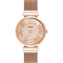 Studio Etheno Rosegold Dial Color Casual Watch For Women