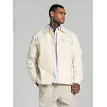 Puma White Mmq Ripstop Men's Relaxed Fit Shacket