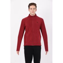 WILDCRAFT Men Regular Fit Fleece Jackets-maroon
