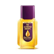 Bajaj Almond Drops Almond Oil 6X Vitamin E Nourishment Non Sticky Hair Oil For Hair Fall Control