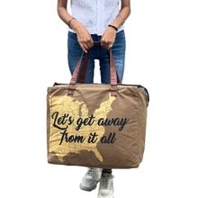 Mona B Women Multi-Color Canvas Tote Bag