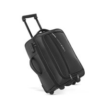 Lavie Sport Unisex Black 45 Cm Premium Majestic Pro & Overnighter Laptop Trolley Bag (M)