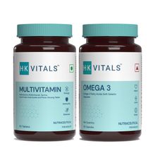 HealthKart Hk Vitals Omega 3 Supplement And Multivitamin Combo, For Men And Women